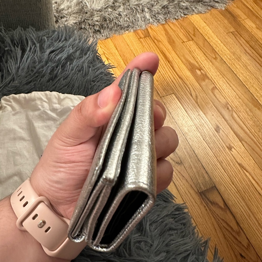 EUC Silver Balenciaga Wallet - Picture 8 of 11